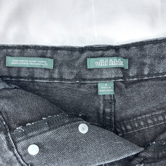 Women's High-Rise Cutoff
Jean Shorts - Wild Fable
Black Wash - Picture 6 of 6